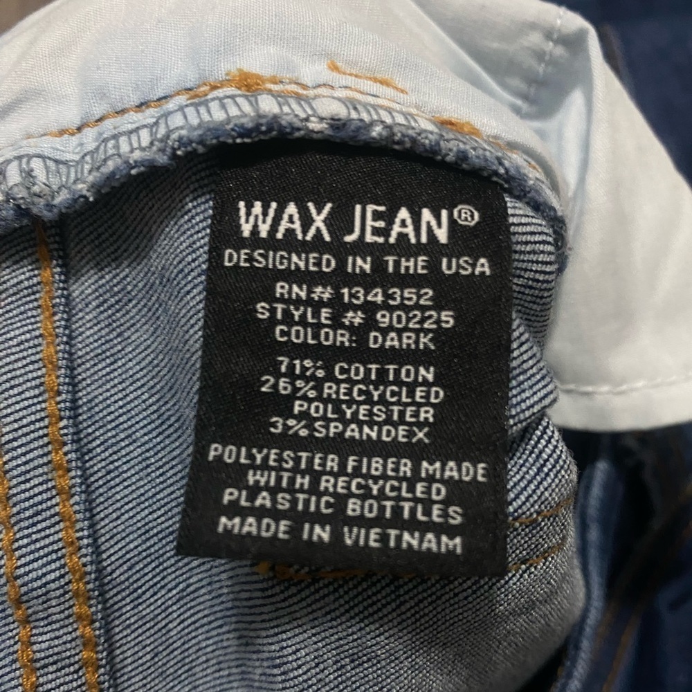 Wax Jean Women's Skinny Jeans in Deep Blue - Picture 11 of 11